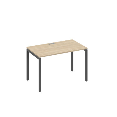 Стол письменный на металлокаркасе DUE дуб скандинавский / металлокаркас антрацит А4 А2 013 ДК