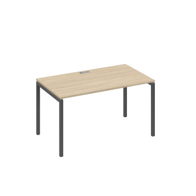 Стол письменный на металлокаркасе DUE дуб скандинавский / металлокаркас антрацит А4 А2 024 ДК