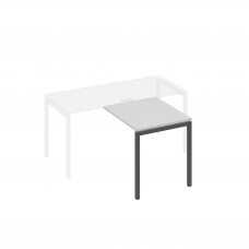 Брифинг-приставка на металлокаркасе DUE серый / металлокаркас антрацит А4 А2 073 СЕ