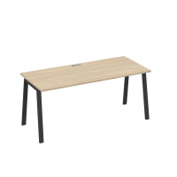 Стол письменный на металлокаркасе TRE дуб скандинавский / металлокаркас антрацит А4 А3 016 ДК
