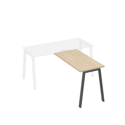 Брифинг-приставка опоры TRE дуб скандинавский / металлокаркас антрацит А4 А3 072 ДК