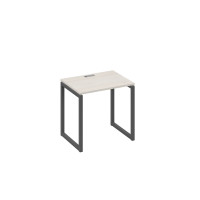 Стол письменный на металлокаркасе QUATTRO дуб / металлокаркас антрацит А4 А4 001 ДШ