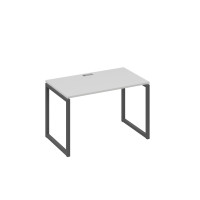 Стол письменный на металлокаркасе QUATTRO серый / металлокаркас антрацит А4 А4 013 СЕ
