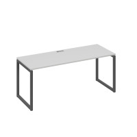 Стол письменный на металлокаркасе QUATTRO серый / металлокаркас антрацит А4 А4 016 СЕ