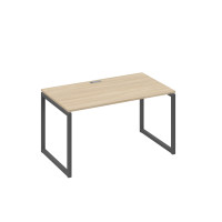 Стол письменный на металлокаркасе QUATTRO дуб скандинавский / металлокаркас антрацит А4 А4 024 ДК