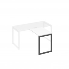 Брифинг-приставка опоры QUATTRO белый премиум / металлокаркас антрацит А4 А4 071 БП