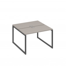 Рабочая станция с опорами QUATTRO (2х120) мокко премиум / металлокаркас антрацит А4 А4 170 МП