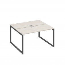 Станция (2х140) офисная с металлокаркасом QUATTRO дуб / металлокаркас антрацит А4 А4 171 ДШ