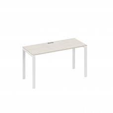 Стол письменный на металлокаркасе UNO дуб / металлокаркас белый А4 Б1 004 ДШ