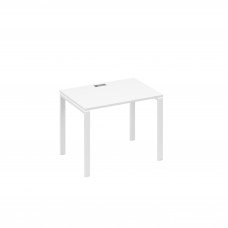 Стол письменный на металлокаркасе UNO белый премиум / металлокаркас белый А4 Б1 012 БП