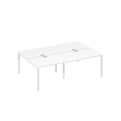 Рабочая станция металлокаркас UNO 4х120 белый премиум / металлокаркас белый А4 Б1 176-2 БП