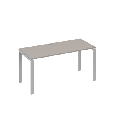 Стол письменный на металлокаркасе UNO мокко премиум / металлокаркас серый А4 С1 015 МП