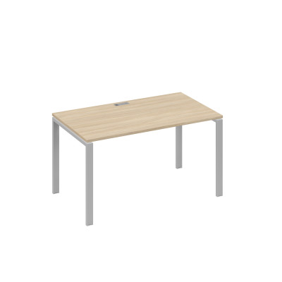 Стол письменный на металлокаркасе UNO дуб скандинавский / металлокаркас серый А4 С1 024 ДК