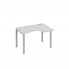 Стол эргономичный правый "Классика" на металлокаркасе UNO серый / металлокаркас серый А4 С1 042 СЕ