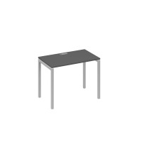 Стол письменный на металлокаркасе DUE антрацит премиум / металлокаркас серый А4 С2 002 АР