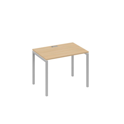 Стол письменный на металлокаркасе DUE натуральный дуб / металлокаркас серый А4 С2 012 НД