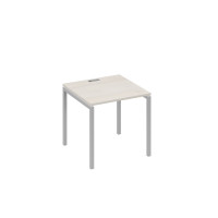 Стол письменный на металлокаркасе DUE дуб / металлокаркас серый А4 С2 021 ДШ