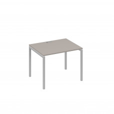 Стол письменный на металлокаркасе DUE мокко премиум / металлокаркас серый А4 С2 022 МП