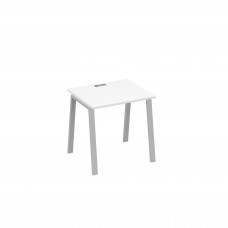 Стол письменный на металлокаркасе TRE белый премиум / металлокаркас серый А4 С3 011 БП