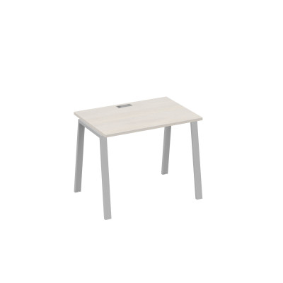 Стол письменный на металлокаркасе TRE дуб / металлокаркас серый А4 С3 012 ДШ