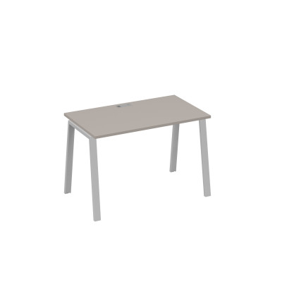 Стол письменный на металлокаркасе TRE мокко премиум / металлокаркас серый А4 С3 013 МП