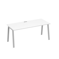 Стол письменный на металлокаркасе TRE белый премиум / металлокаркас серый А4 С3 016 БП