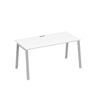 Стол письменный на металлокаркасе TRE белый премиум / металлокаркас серый А4 С3 025 БП
