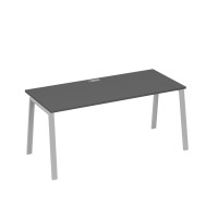 Стол письменный на металлокаркасе TRE антрацит премиум / металлокаркас серый А4 С3 026 АР