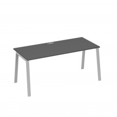 Стол письменный на металлокаркасе TRE антрацит премиум / металлокаркас серый А4 С3 026 АР