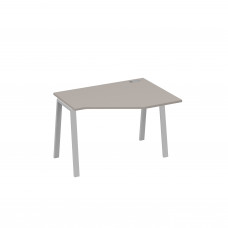 Стол эргономичный металлокаркас TRE правый "Техно" мокко премиум / металлокаркас серый А4 С3 052 МП