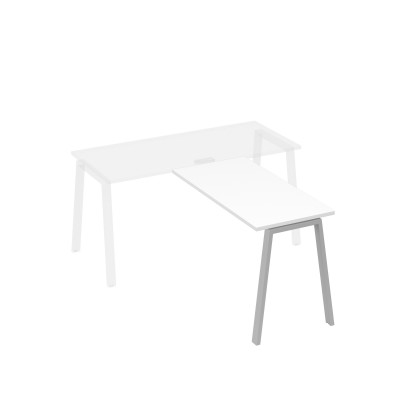 Брифинг-приставка опоры TRE белый премиум / металлокаркас серый А4 С3 072 БП