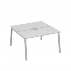 Рабочая станция на металлокаркасе TRE (2х140) серый / металлокаркас серый А4 С3 174 СЕ