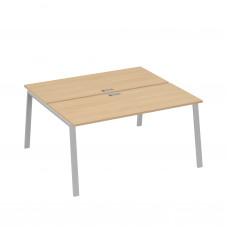 Станция 2х160 на опорах TRE натуральный дуб / металлокаркас серый А4 С3 175 НД