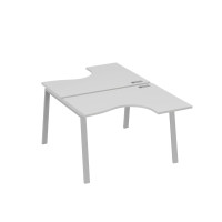 Рабочая станция каркас TRE столы Классика (2х120) серый / металлокаркас серый А4 С3 180 СЕ