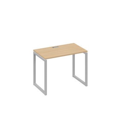 Стол письменный на металлокаркасе QUATTRO натуральный дуб / металлокаркас серый А4 С4 002 НД
