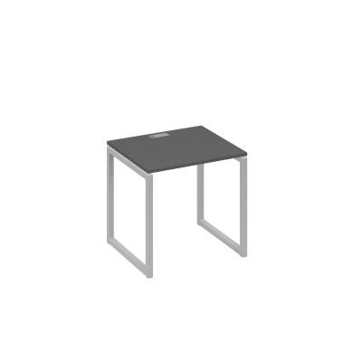 Стол письменный на металлокаркасе QUATTRO антрацит премиум / металлокаркас серый А4 С4 011 АР