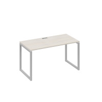 Стол письменный на металлокаркасе QUATTRO дуб / металлокаркас серый А4 С4 014 ДШ