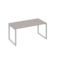 Стол письменный на металлокаркасе QUATTRO мокко премиум / металлокаркас серый А4 С4 025 МП