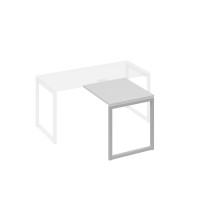 Брифинг-приставка каркасе QUATTRO металлический серый / металлокаркас серый А4 С4 073 СЕ