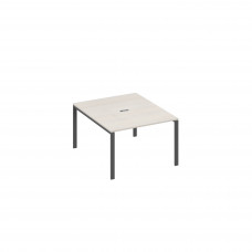 Стол 120 для переговорной металлокаркас UNO дуб / металлокаркас антрацит А4 А1 134 ДШ