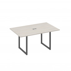 Стол 160 каркас QUATTRO для переговоров дуб / металлокаркас антрацит А4 А4 121 ДШ