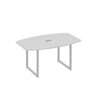 Стол 160 для переговоров на каркасе QUATTRO серый / металлокаркас серый А4 С4 111 СЕ