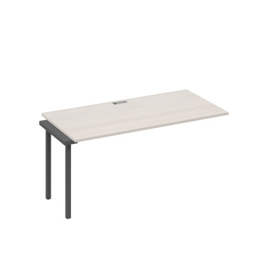 Секция рабочей станции 160 опоры QUATTRO дуб / металлокаркас антрацит А4 А4 025-1 ДШ