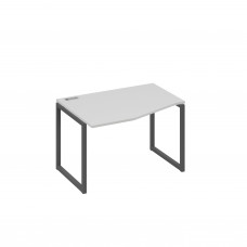 Стол эргономичный металлокаркас QUATTRO "Техно" левый серый / металлокаркас антрацит А4 А4 061 СЕ