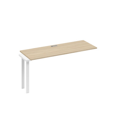 Секция 160 станции на металлокаркасе UNO дуб скандинавский / металлокаркас белый А4 Б1 005-1 ДК