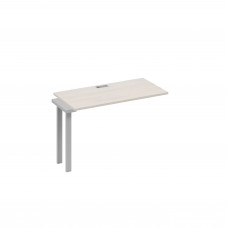 Секция 120 рабочей станции на металлокаркасе TRE дуб / металлокаркас серый А4 С3 003-1 ДШ