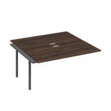 Секция стола на металлокаркасе DUE (2х160) дуб ристретто/ металлокаркас антрацит А4 А2 178-1 ДР