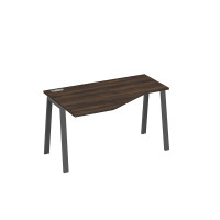 Стол "Техно" эргономичный левый металлокаркас TRE дуб ристретто/ металлокаркас антрацит А4 А3 053 ДР