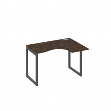 Стол 120 эргономичный правый Классика каркас QUATTRO дуб ристретто/ металлокаркас антрацит А4 А4 032 ДР