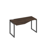 Стол левый "Техно" эргономичный на металлокаркасе QUATTRO дуб ристретто/ металлокаркас антрацит А4 А4 053 ДР